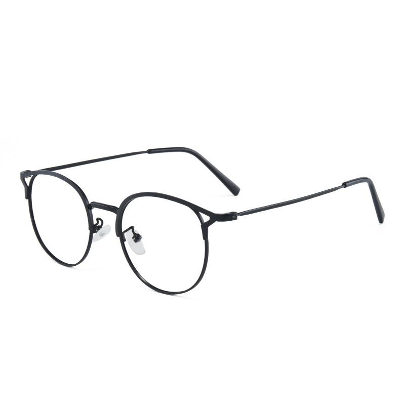 2026 New Fashion Simple Cat-Eye Myopia Glasses Women's Unique Metal Frames Minus Diopter Eyeglasses Prescription with 0 To -4.0