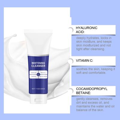 Whitening Moisturizing Face Wash Soothing Improve Dry Delicate Smooth Deep Moisturizing Clean Dirt And Oil Not Tight