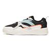 Anta Synthetic Leather Casual Shock Absorbing Non-Slip Wear-Resistant Low-Top Skate Shoes Men Sneakers Black White Teal 112038046-2