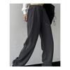 New Arrival Elastic Waist Casual Pants Women High Waist and Thin American Design Versatile Sports Long Pants