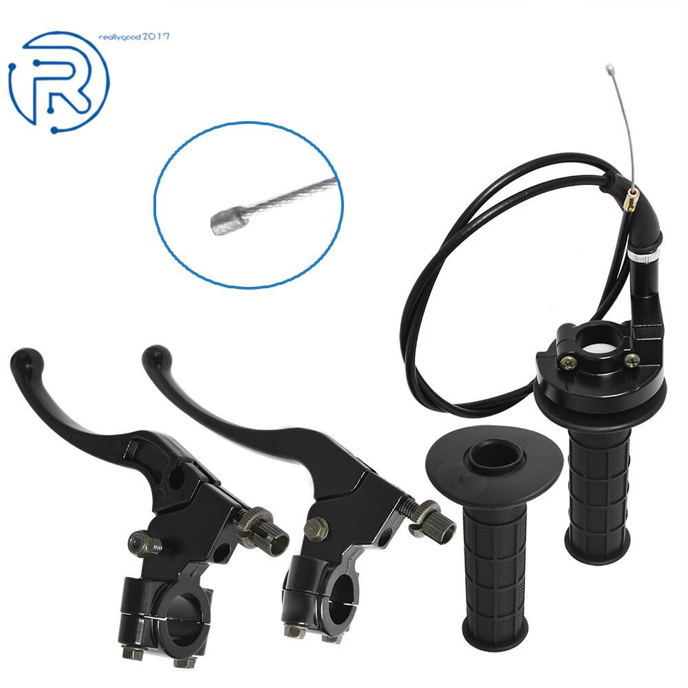 For Honda Baja Doodlebug 7/8  Handlebar Grip Throttle Cable Clutch Brake Lever