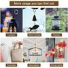 Rust Resistant Ceiling Wall Mounted Hook Durable Heavy Load Hanging Bracket for Plant Baskets Lantern Bird Feeder Home Storage
