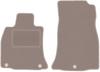 Beige Vordermatten für: Kia Stinger 2WD Fließheck (2017-)