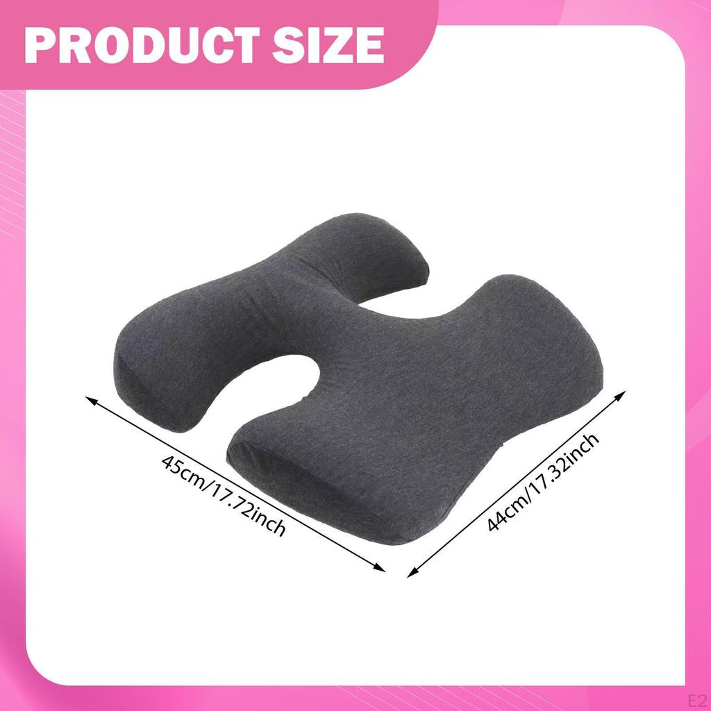 Breast Massage Pillow, Face Down Comfort Cushion, Multifunctional Memory Foam Support,