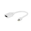 Gembird GEMBIRD MINI DISPLAYPORT MALE TO DISPLAYPORT FEMALE ADAPTER CABLE WHITE