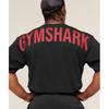 Gymshark Power T-Shirt Schwarz Konditionierung Rot A4b9w Bc1d