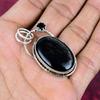 Black Tourmaline & Black Spinel Pendant Gemstone Jewelry, 925 Solid Sterling Silver Pendant, Handmade Amazing Pendant Jewelry