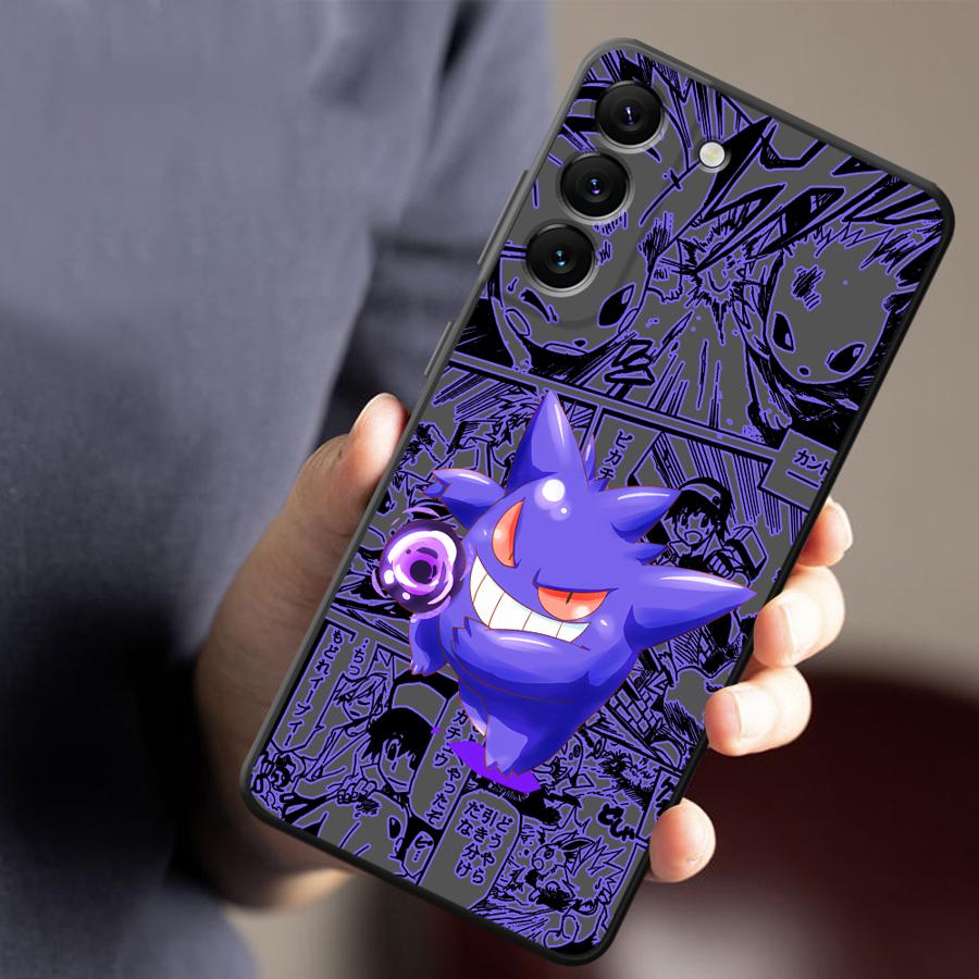 P-Pokemons Gengar- Phone Case for Samsung Galaxy A21s A22 A23 A25 A33 A34 A52s A53 A54 A55 A71 A26 A36 A56 Cover