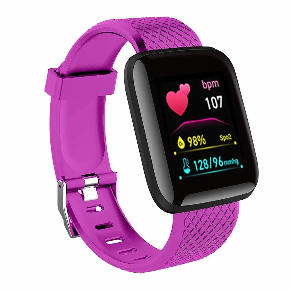 New For Multifunction Smart Watch Kid Men Woman Message Remind Music Control Sport Step Calories 116 Smartwatch Alarm Clock