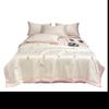 new class A soybean fiber Xia Liang quilt air conditioner quilt single double machine washable summer four-piece thin quilt