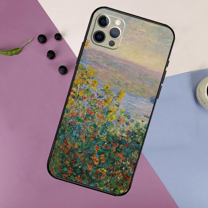 Flower Plant Art Phone Case For iPhone 16 15 14 13 11 12 17 Pro Max Mini 15 16 Plus 16e 17 Air Bumper Cover