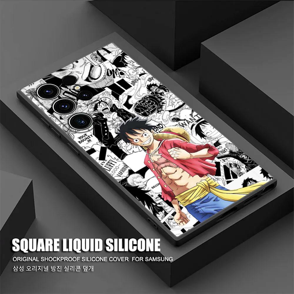 Comics One Pieces Anime Phone Case For Samsung Galaxy S25 S24 S23 S20 S21 FE S26 S22 Ultra 5G S26 Plus S25FE Soft Silicone Cover