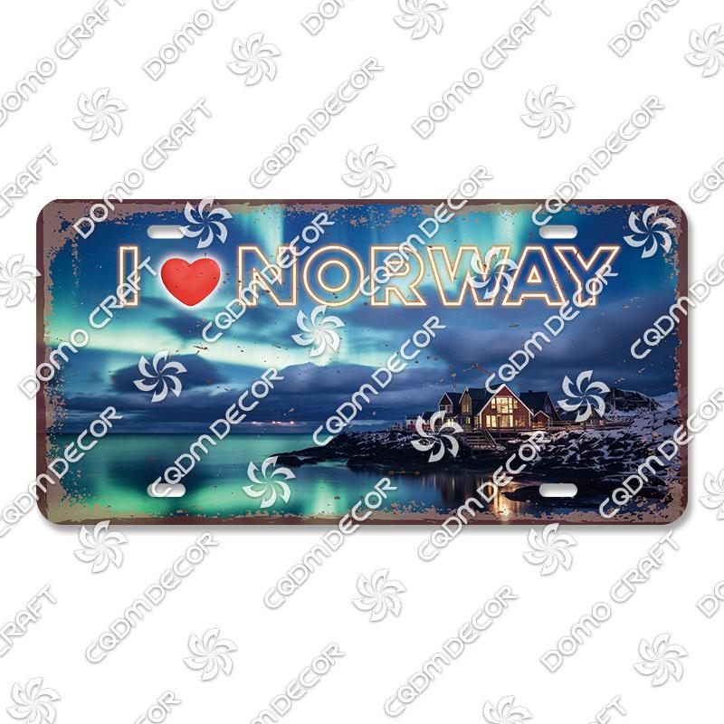 National Tourist City Plaques Metal Plate London Hawaii Venice Retro Metal Tin Signs Wall Decor Garage Car Club Living Room Home