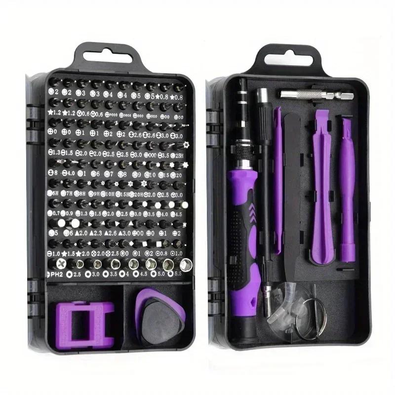 115 In 1 Precision Screwdriver Set PRO Electronics Magnetic Repair Tool Kit With Case For Repair Computer IPhone PC Household