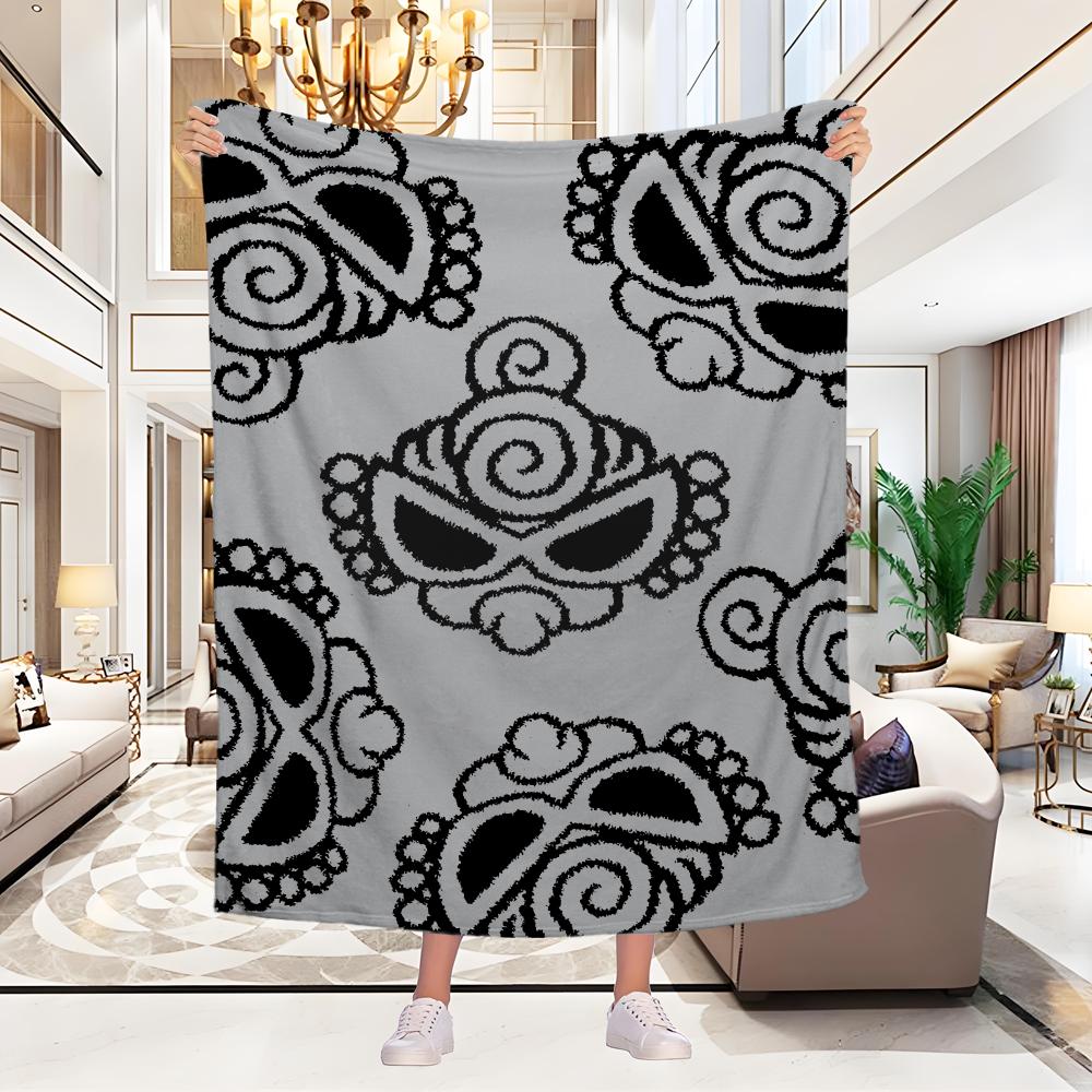 

Kawaii H-Hysteric Mini Chrismas Gift Child Blanket Cartoon Decoration Lightweight Comfortable Soft Breathable Ultra Warm Blanket 30x40in
