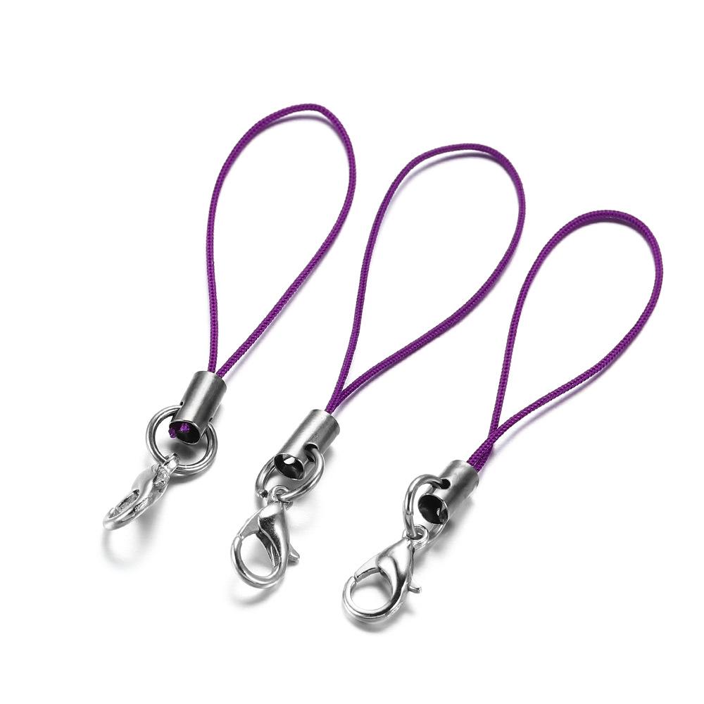 Lobster Clasp Nylon Phone Strap Doll Lanyard Jewelry Craft Accessory