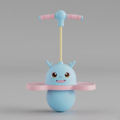 Pogo Ball mit Griff Übung Stick Jump Kinder Lustige Zubehör Balance Board Prellen