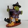 Halloween Witch Figurine Resin Witch Statue Halloween Themed Party Decoration Home Desktop Ornaments Creative Gothic Sculpture