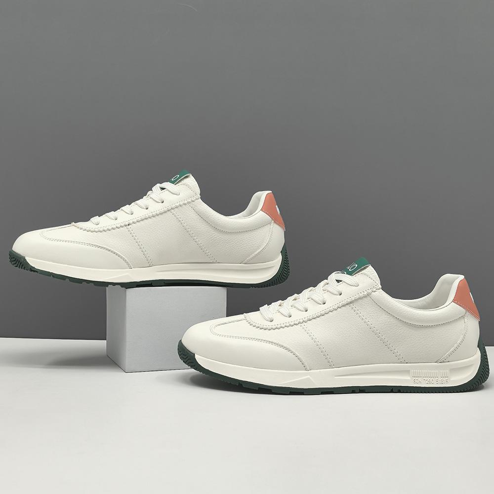 Leather shoes breathable casual shoes
