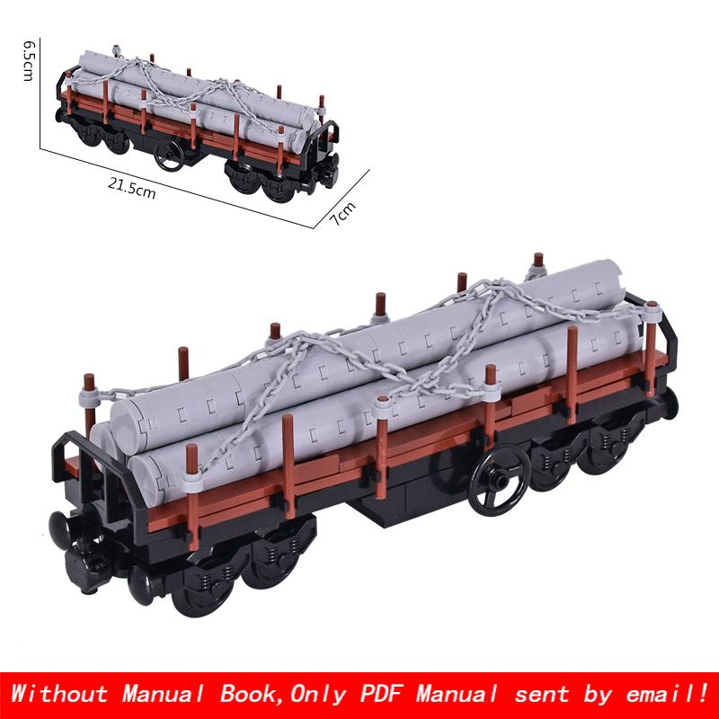 MOC City Creative Idea Technical Train Base Wheel Carriage Building Blocks Bricks Assembled DIY Toys for Kids Christmas giftS