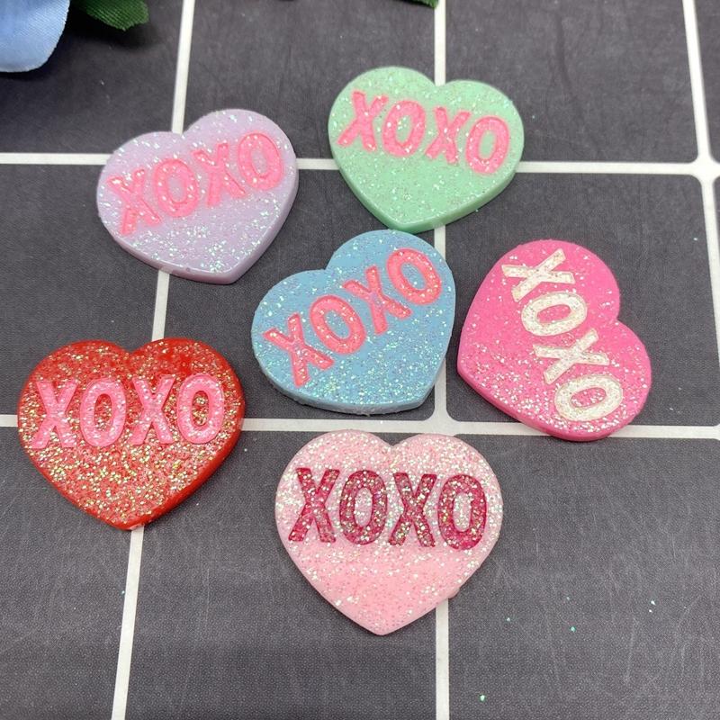 Diy Crystal Epoxy Mold Earrings Pendant Jewelry Mold Hanging Pendant Decoration Love Heart Shape Mirror Silicone Mold