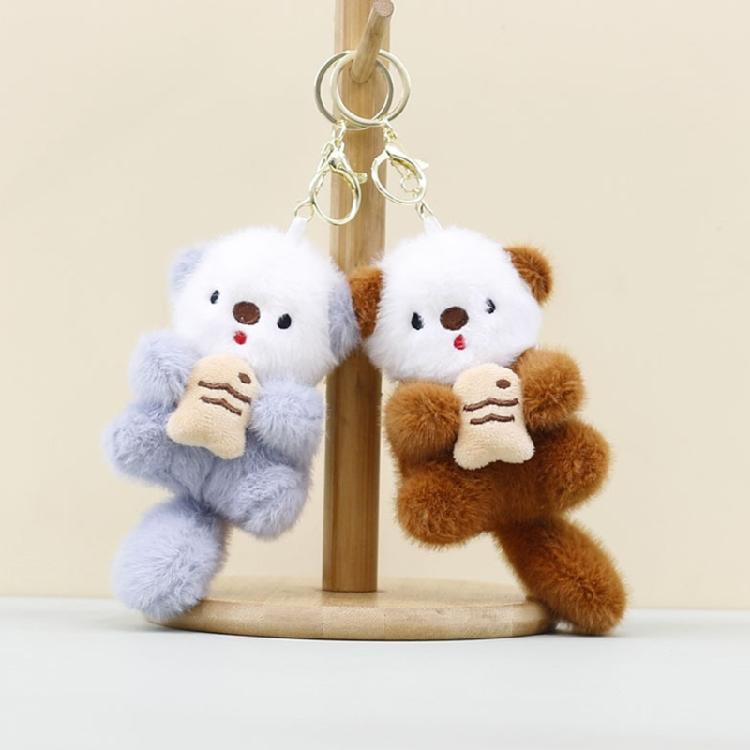 Lightweight Animal Plush Keychain For Gifting And Personal Accessories Multifunctional Bag Wallet Hanging Charm