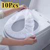 10Pcs Disposable Toilet Seat Covers - Elasticated, Waterproof, and Stain-Resistant Toilet Seat Cover For Home Travel