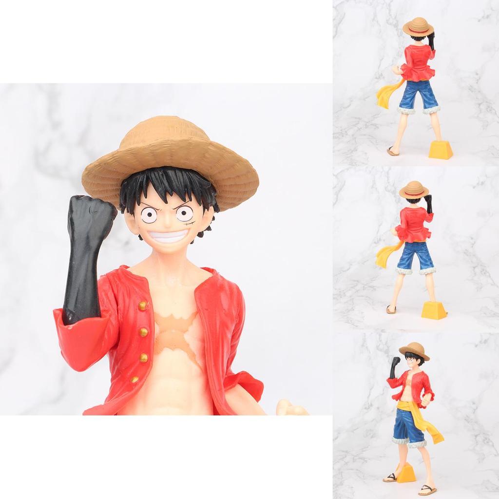 Luffy Piece One Black Fist Action Figure Pvc Model Collectible Anime Statue