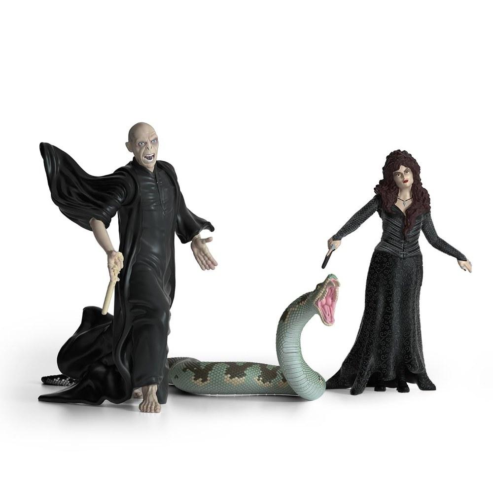 Schleich Harry Potter Series Lord Voldemort Nagini and Bellatrix Lestrange 42684