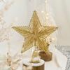 Shining Christmas Tree Top Star Five-pointed Star Christmas Tree Ornaments New Year
