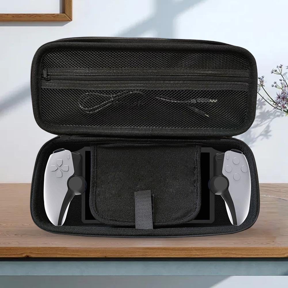 EVA Carrying Case Bag Anti-drop Hardshell Case with Mesh Pocket Portable Protective Bag for PS5 Portal Gaming Accessories