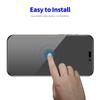 ENKAY HAT PRINCE For iPhone 16 Pro Tempered Glass Film Anti-Spy Privacy Protection Screen Protector