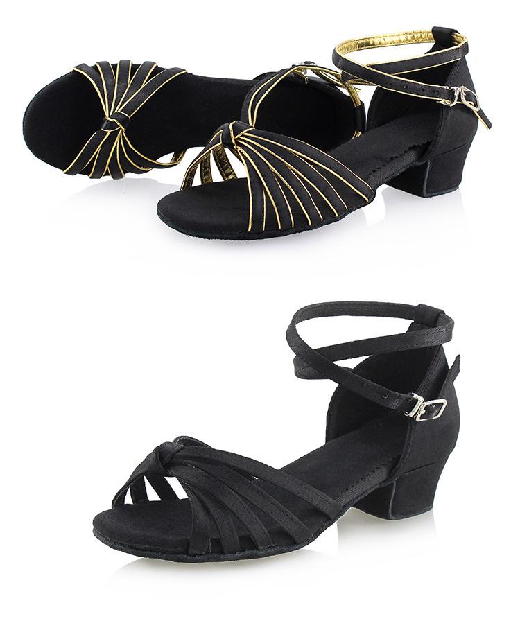 Scarpe da Danza Latina e da Esibizione per Bambini con Suola Morbida