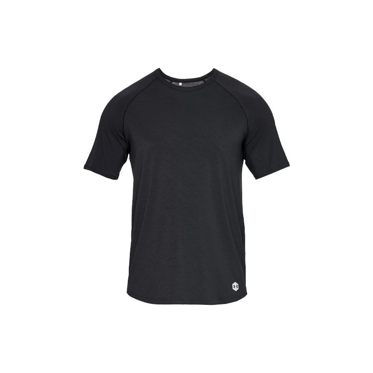 

Спортивная футболка Under Armour Solid Crew Neck, мужские топы, черная 1329520-001