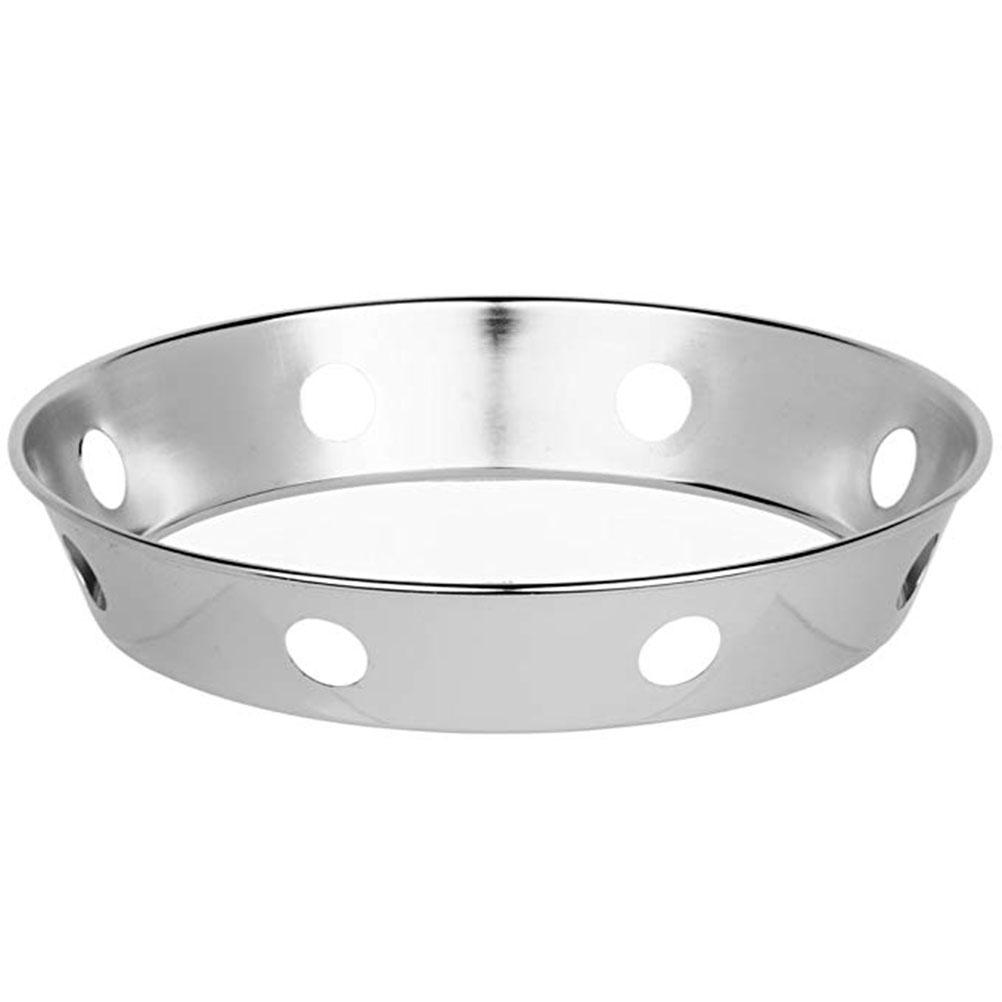 Wok Ring Stainless Steel Pot Rack Kitchen Round Pot Rack with Reversible Size