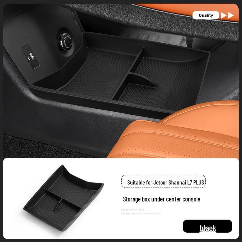 Jetour Shanhai L7 PLUS Center Console Organizer: Fits 25 Models for Enhanced Car Storage