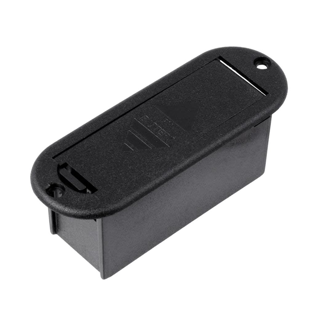 Active Bass Guitar Pickup 9V Battery Case Holder Box 9V Battery Compartment for Electric Guitar Bass Accessories