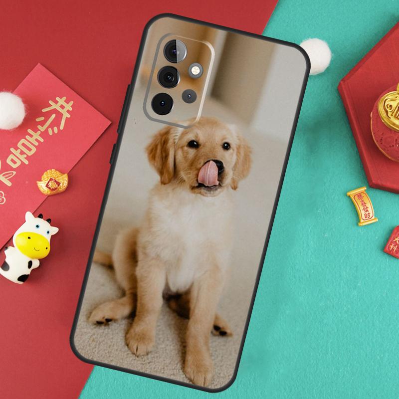 Golden Retriever Dog Case For Samsung Galaxy A16 A17 A54 A34 A14 A15 A35 A55 A52 A12 A32 A13 A33 A53 A26 A36 A56