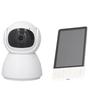 Video Baby Monitor 5.0 In LCD Screen 2.4GHz White 2 Way Voice 100‑240V Night Vision 5000mAh Baby