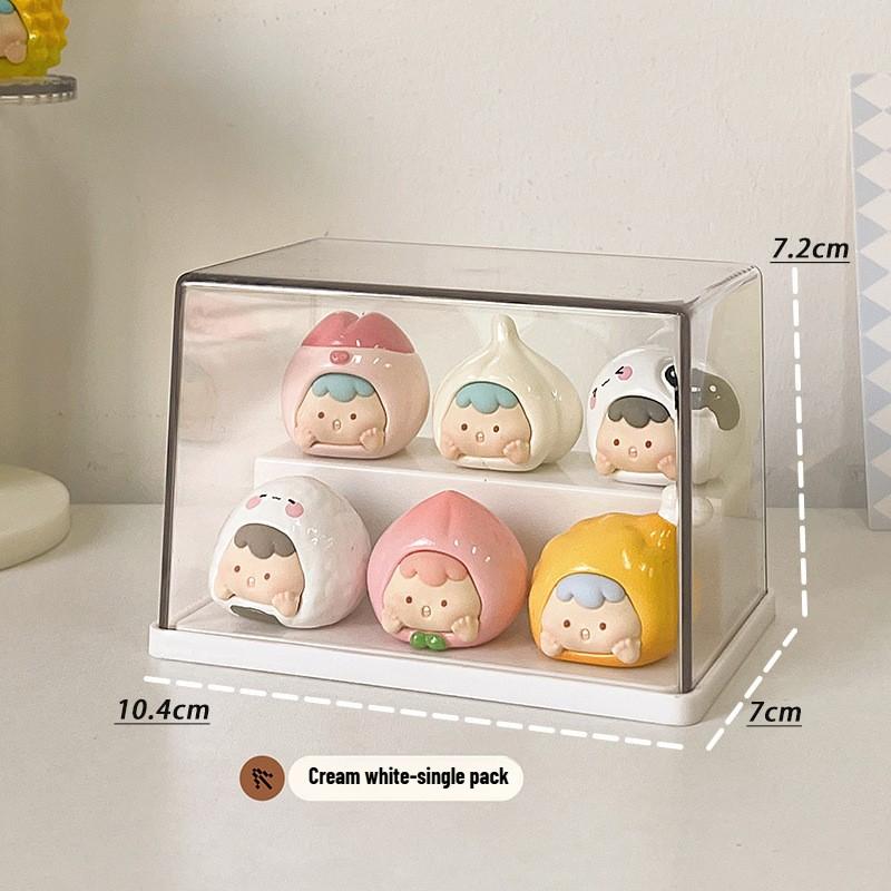 

Acrylic Display Case for Mini Figure Transparent Stackable Display Box Storage Organizer for Collectibles and Blind Box Figures