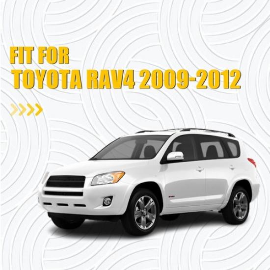 2Pcs Fit For Toyota RAV4 09-2012 Side Mirror Fender Corner Triangle Cover Trim B