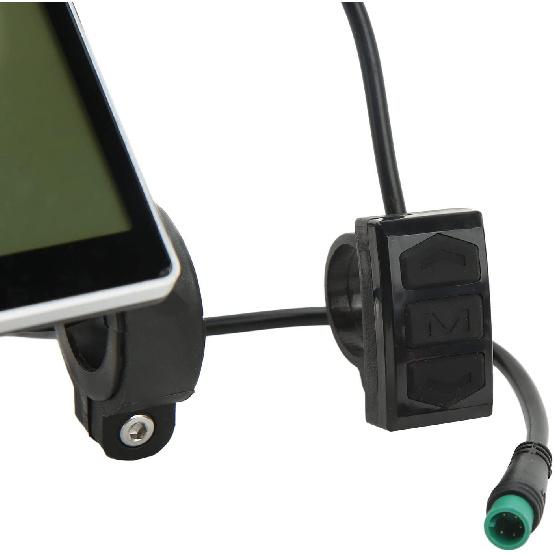 LCD Display, 24V 36V 48V 60V 5 Pin E Scooter M5 Panel Meter Screen Suitable for 31.8 22.2mm Handlebar Electric Bikes