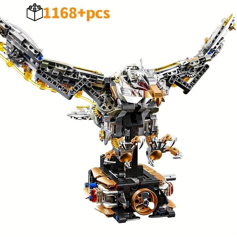 New building blocks Eagle model semi-mechanical science, building blocks, teaching toys, birthday gift 1168 particle