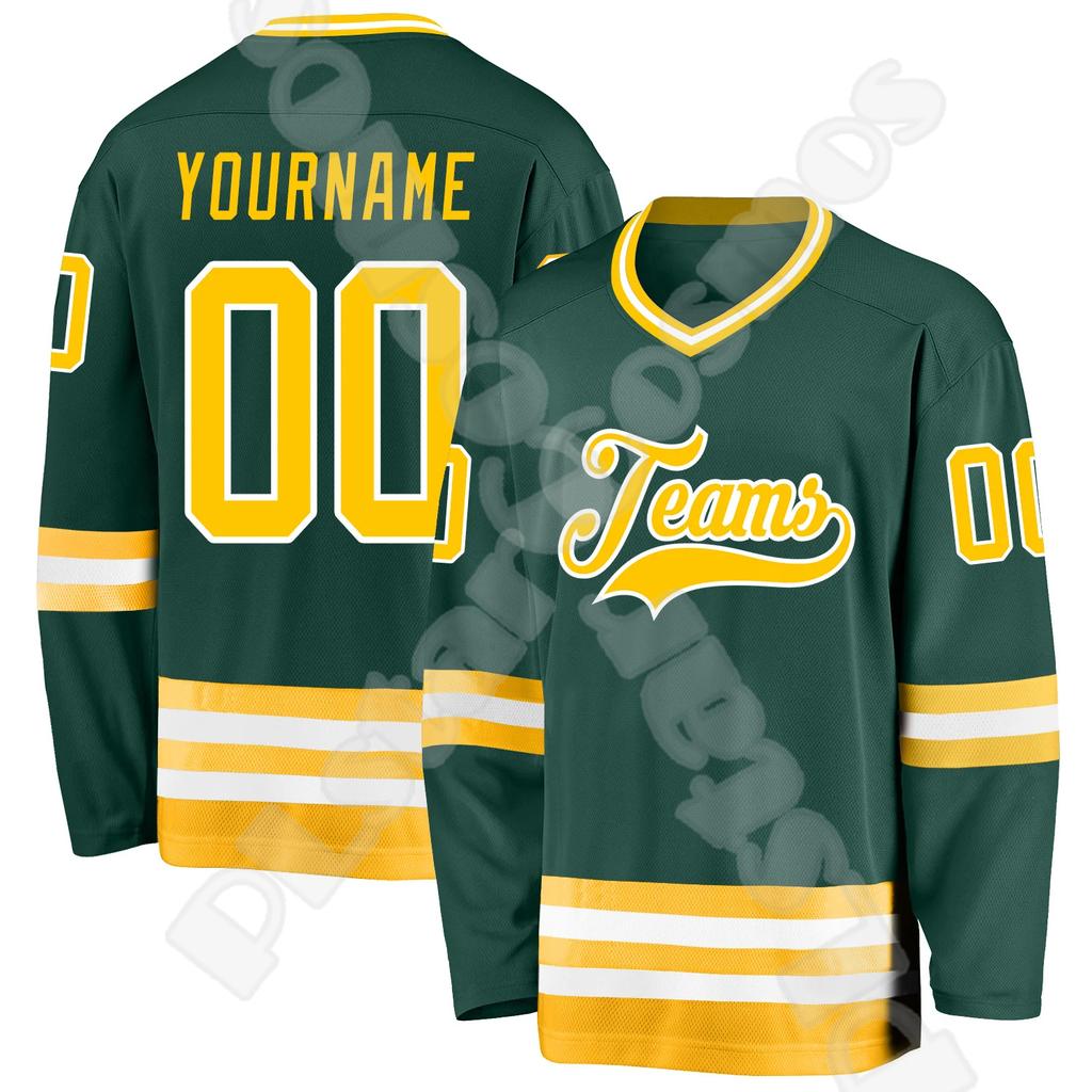 NewFashion Custom Name Logo Team Suits Retro Vintage Pullover 3DPrint Harajuku Casual Funny Long Sleeves Hockey Jersey Shirts 13