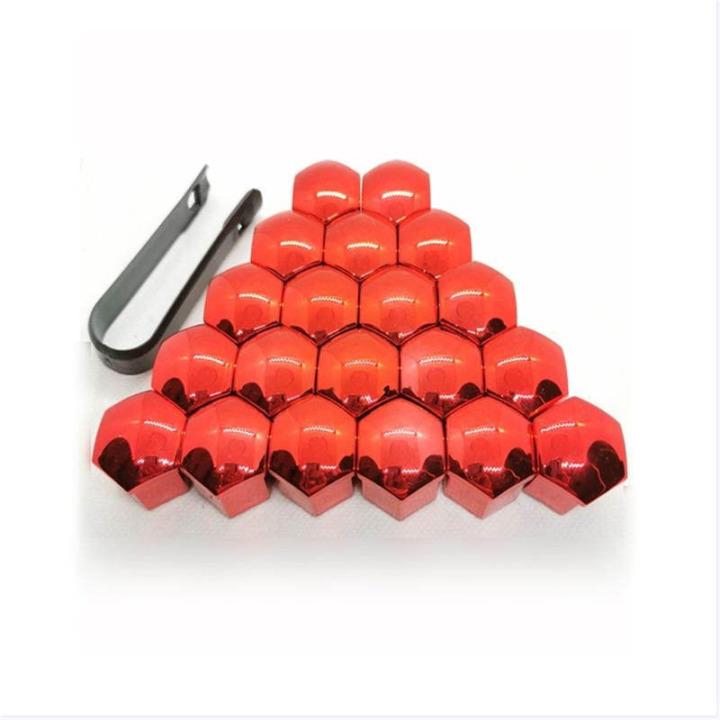 17mm 20 Pieces Car Wheel Nut Caps Protection Cover for BMW MINI COOPER R56 R55 R60 R61 Countryman F55 F56 F60