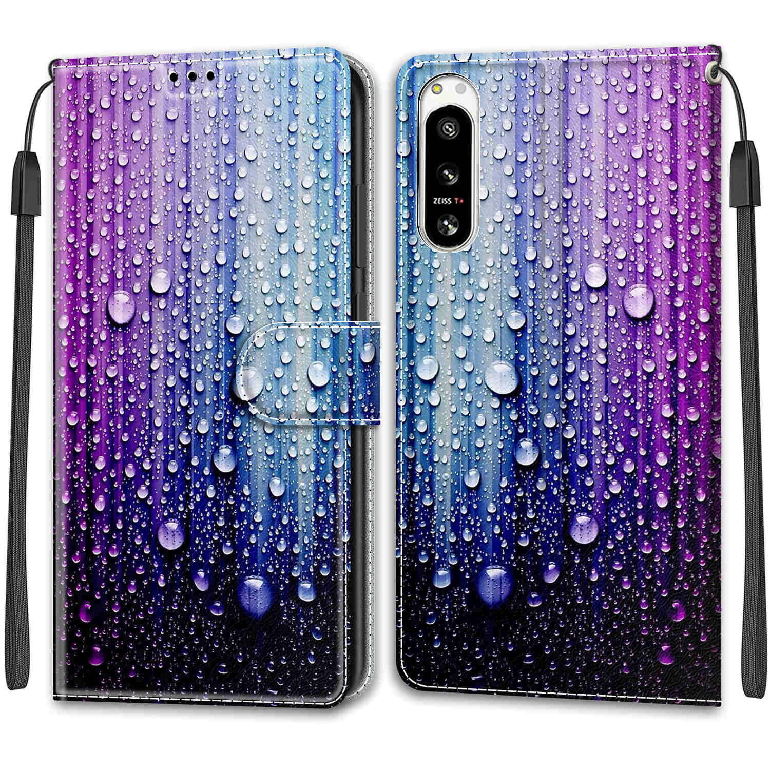 

Роскошный окрашенный кожаный чехол для SONY Xperia 1 III/Xperia 1 IV, защитный чехол в виде книги-кошелька для SONY Xperia 10 III/Xperia 10 IV/Xperia 5 IV SONY Xperia 10 III