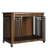 Solid Wood Dog Crate with Toilet Separation - Small to Medium Dog Wooden Cage/Villa