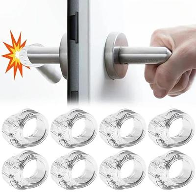 Haustürstopper Silikon Türstopper Wandschutz Silikonkautschuk-Pads Stoppt Griff Stoßstange Hardware Home Stopper Verbesserung