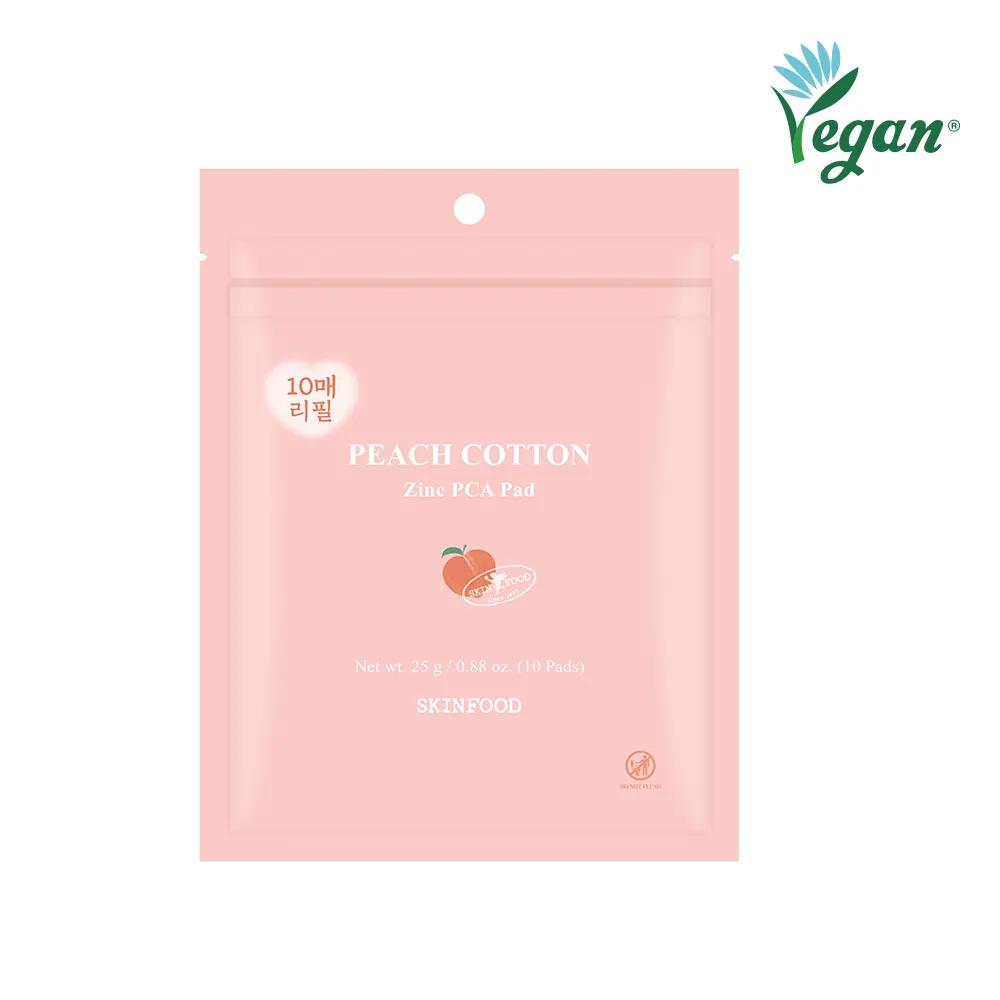 SKINFOOD Peach Cotton Zinc PCA Pad Pouch 10P