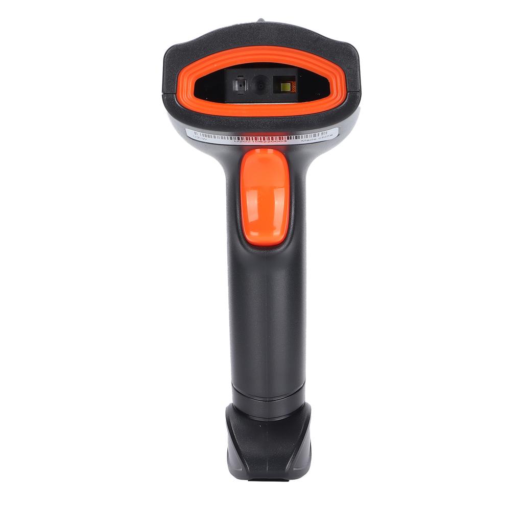 Bar Scanner Handheld 360 Rding Dustproof Waterproof Wireless QR USB Rder(Black Blue )